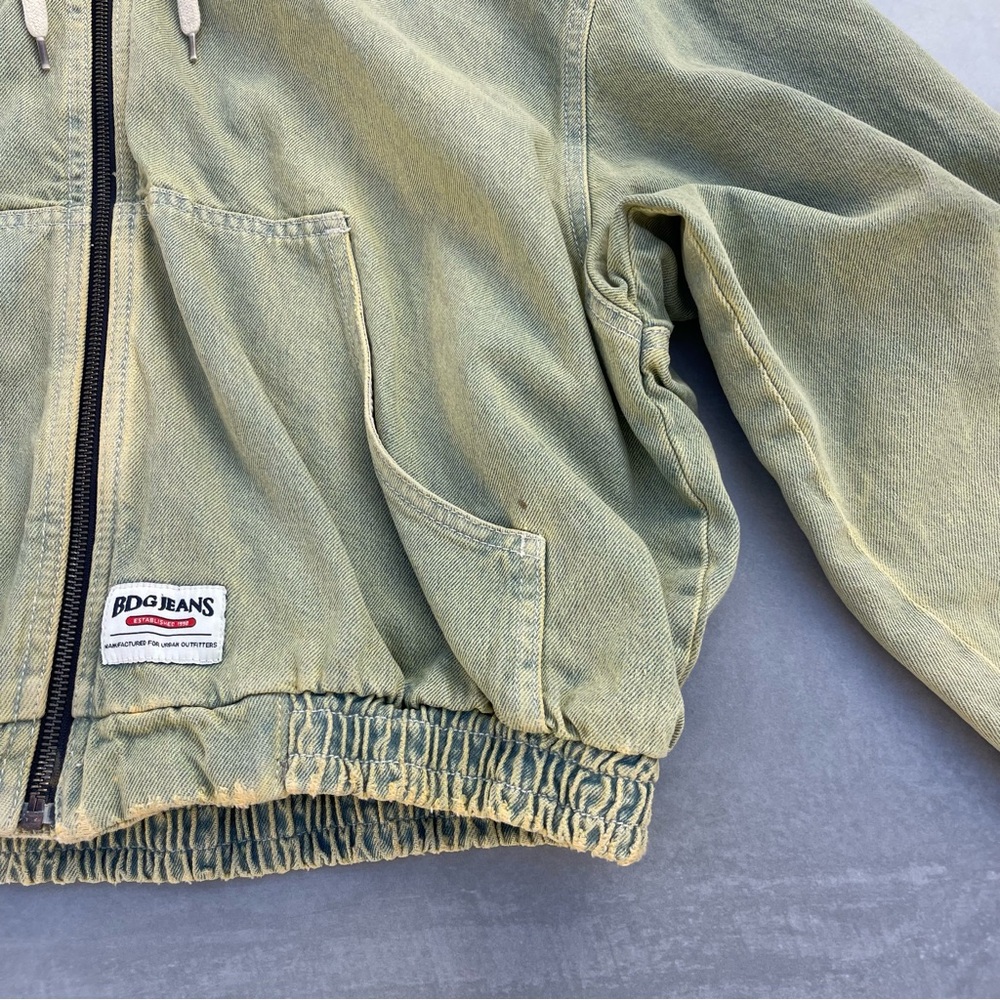 Acid Wash Oversized Denim Hoodie - Picture 8 of 8